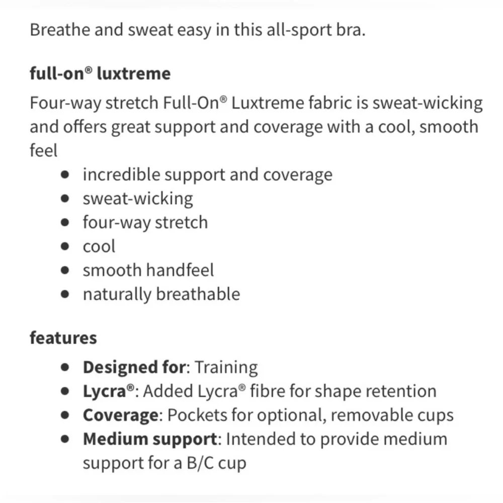 Women’s Lululemon Ltd Edition Energy Bra 20YR Anniversary Manifesto Red Sz 8